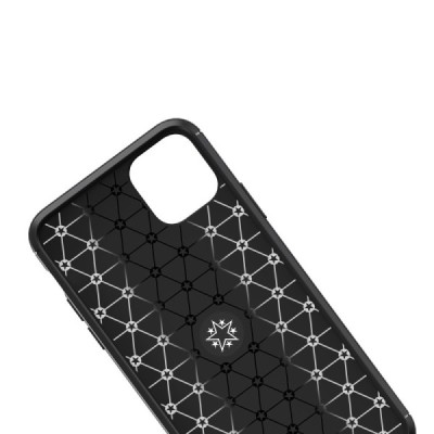 Apple iPhone 11 Pro „FOCUS“ Kickstand kieto silikono TPU juodas dėklas - nugarėlė / Priedai.lt