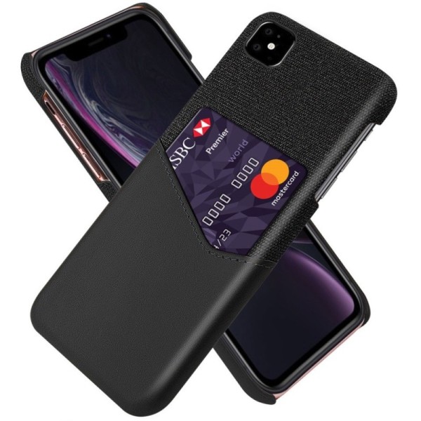 „KSQ“ Shell kaaned taskuga - must (iPhone 11)