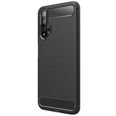 Huawei Honor 20 (Nova 5T) kieto silikono TPU juodas dėklas - nugarėlė / Priedai.lt