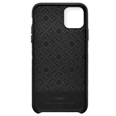 „Spigen“ La Manon Calin Apple iPhone 11 juodas odinis dėklas - nugarėlė / Priedai.lt