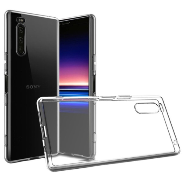 Kõva silikoon (TPU) kaaned - läbipaistev (Xperia 5)
