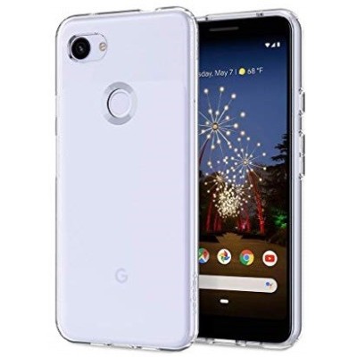 Google Pixel 3a kieto silikono TPU skaidrus dėklas - nugarėlė / Priedai.lt