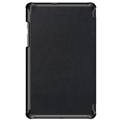 Samsung Galaxy Tab A 8.0 (T290, T295) atverčiamas juodas odinis dėklas - knygutė / Priedai.lt