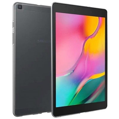 Samsung Galaxy Tab A 8.0 (T290, T295) kieto silikono TPU skaidrus dėklas - nugarėlė / Priedai.lt