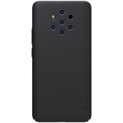 Nokia 9 PureView Frosted Shield juodas plastikinis dėklas / Priedai.lt