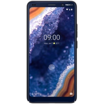 Nokia 9 PureView Frosted Shield juodas plastikinis dėklas / Priedai.lt