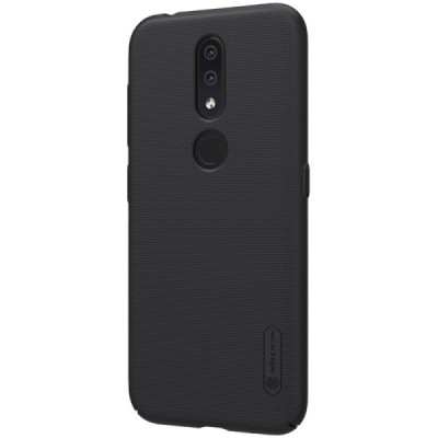 Nokia 4.2 (2019) Frosted Shield juodas plastikinis dėklas / Priedai.lt