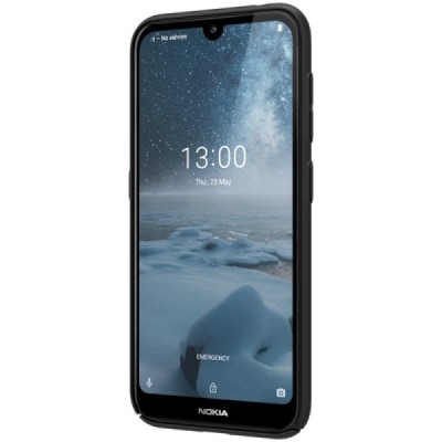 Nokia 4.2 (2019) Frosted Shield juodas plastikinis dėklas / Priedai.lt
