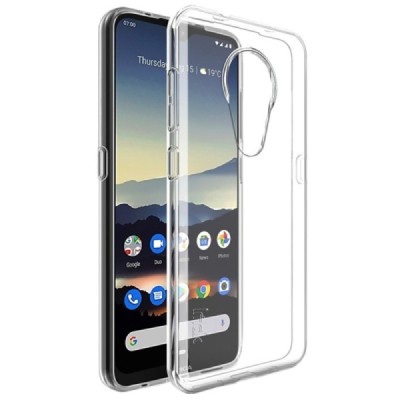 Nokia 7.2 (Nokia 6.2) kieto silikono TPU skaidrus dėklas - nugarėlė / Priedai.lt