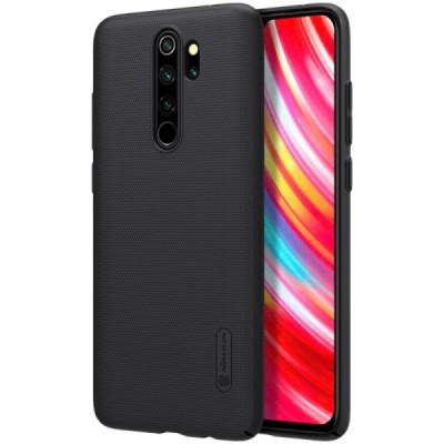 Xiaomi Redmi Note 8 Pro „Nillkin“ Frosted Shield juodas plastikinis dėklas, nugarėlė | Priedai.lt