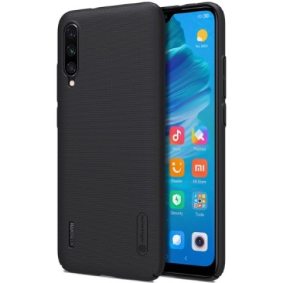 Xiaomi Mi A3 „Nillkin“ Frosted Shield juodas plastikinis dėklas, nugarėlė | Priedai.lt