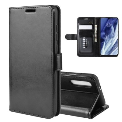 Xiaomi Mi 9 Pro juodas odinis atverčiamas dėklas - knygutė | Priedai.lt