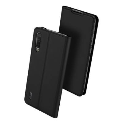 Xiaomi Mi A3 „Dux Ducis“ Skin serijos juodas odinis atverčiamas dėklas - knygutė | Priedai.lt