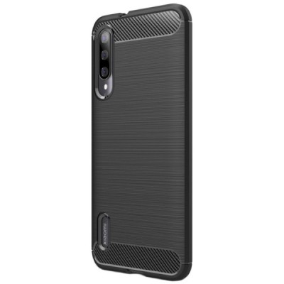 Xiaomi Mi A3 (Mi CC9e) kieto silikono TPU juodas dėklas - nugarėlė / Priedai.lt