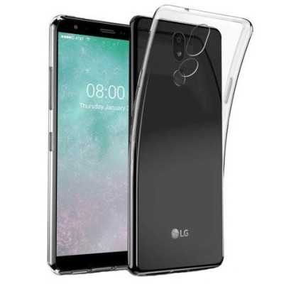 LG K40 kieto silikono TPU skaidrus dėklas - nugarėlė / Priedai.lt