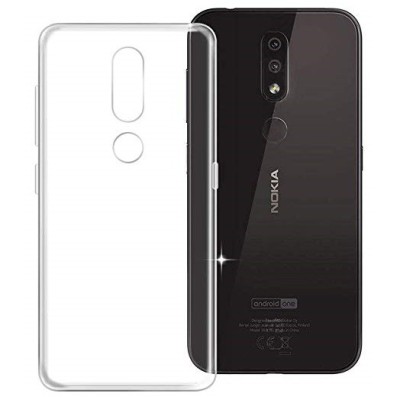 Nokia 4.2 (2019) kieto silikono TPU skaidrus dėklas - nugarėlė / Priedai.lt