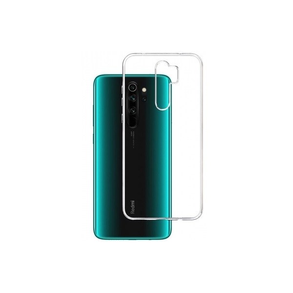 Kõva silikoon (TPU) kaaned - läbipaistev (Redmi Note 8 Pro)