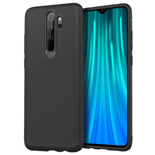 „Jazz“ Kõva silikoon (TPU) kaaned - must (Redmi Note 8 Pro)