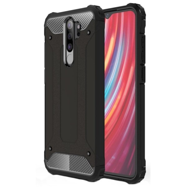 Tugevdatud turvalisus kaaned - must (Redmi Note 8 Pro)