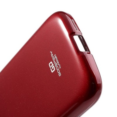Mercury raudonas Samsung Galaxy Core TPU kieto silikono dėklas (nugarėlė) / Priedai.lt