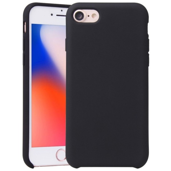 „Shell“ Kõva silikoon (TPU) kaaned - must (iPhone 7 / 8 / SE 2020 / SE 2022)