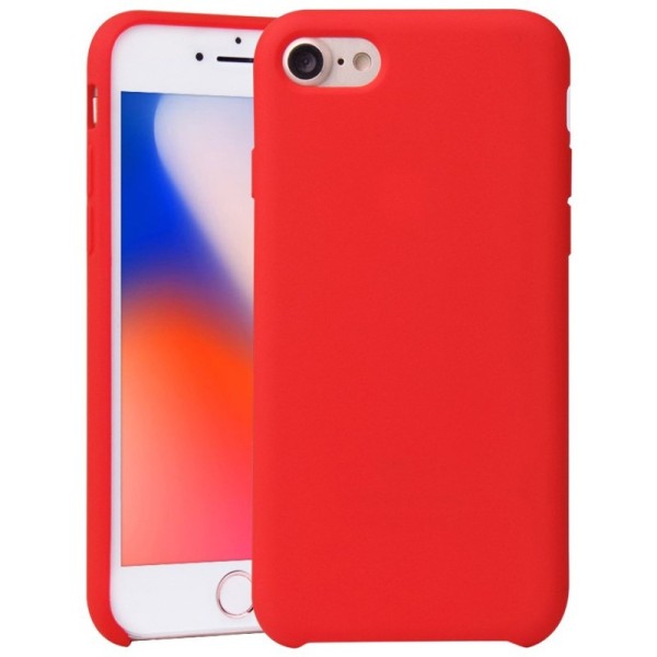 „Shell“ Kõva silikoon (TPU) kaaned - punane (iPhone 7 / 8 / SE 2020 / SE 2022)