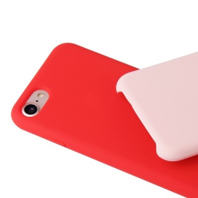 Apple iPhone 7 / 8 / SE 2020 „Shell“ kieto silikono TPU raudonas dėklas - nugarėlė | Priedai.lt