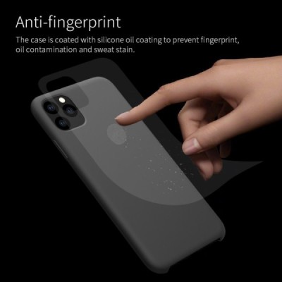 Appe iPhone 11 Pro "Nillkin" Flex Liquid Silicone juodas dėklas - nugarėlė | Priedai.lt