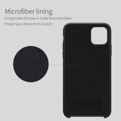 Appe iPhone 11 Pro "Nillkin" Flex Liquid Silicone juodas dėklas - nugarėlė | Priedai.lt