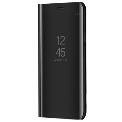 Huawei P10 (Huawei Ascend P10) plastikinis atverčiamas juodas dėklas / Priedai.lt