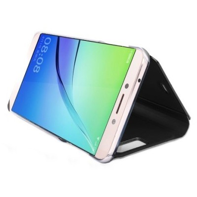Huawei P10 (Huawei Ascend P10) plastikinis atverčiamas juodas dėklas / Priedai.lt