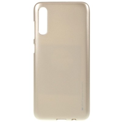 Samsung Galaxy A70 (A705F) Mercury auksinis kieto silikono (TPU) dėklas / Priedai.lt