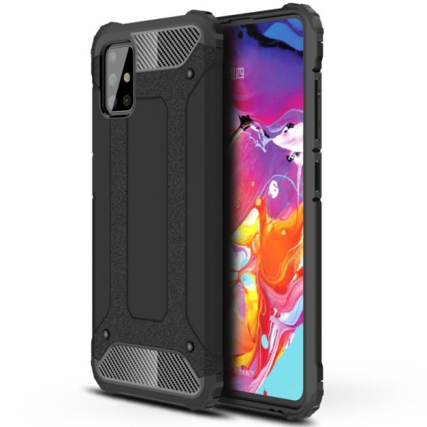 Tugevdatud turvalisus kaaned - must (Galaxy A51)