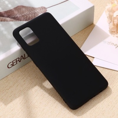 Samsung Galaxy A51 (A515) Shell kieto silikono TPU juodas dėklas - nugarėlė | Priedai.lt