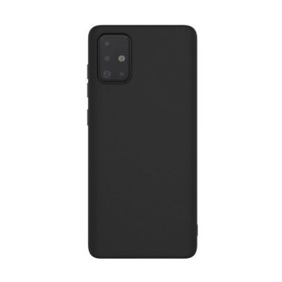 Samsung Galaxy A51 (A515) Shell kieto silikono TPU juodas dėklas - nugarėlė | Priedai.lt