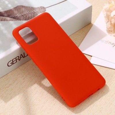 Samsung Galaxy A51 (A515) Shell kieto silikono TPU raudonas dėklas - nugarėlė | Priedai.lt