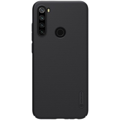Xiaomi Redmi Note 8T Nillkin Frosted Shield juodas plastikinis dėklas, nugarėlė | Priedai.lt