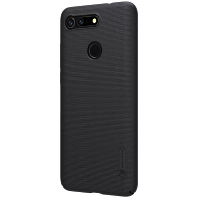Huawei Honor View 20 (V20) Nillkin Frosted Shield juodas plastikinis dėklas | Priedai.lt