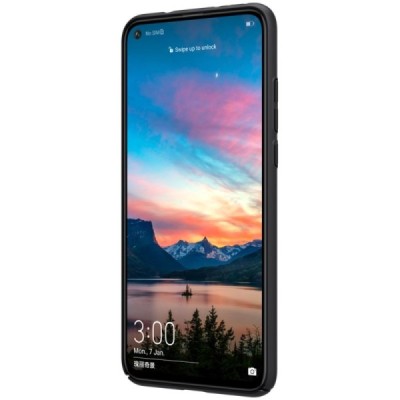Huawei Honor View 20 (V20) Nillkin Frosted Shield juodas plastikinis dėklas | Priedai.lt