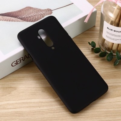 OnePlus 7T Pro Shell kieto silikono TPU juodas dėklas - nugarėlė | Priedai.lt