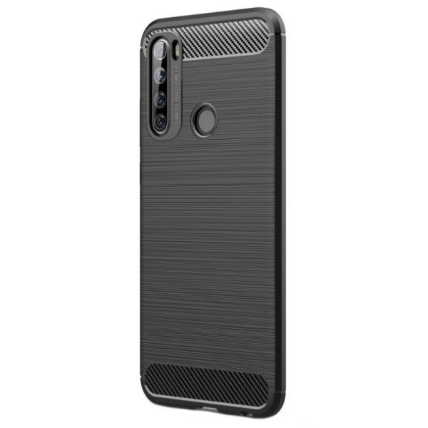 „Carbon“ Kõva silikoon (TPU) kaaned - must (Redmi Note 8T)