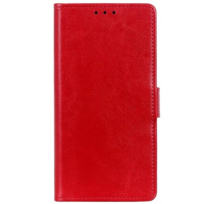 Samsung Galaxy Note10 Lite (N770F) atverčiamas raudonas odinis dėklas - piniginė | Priedai.lt