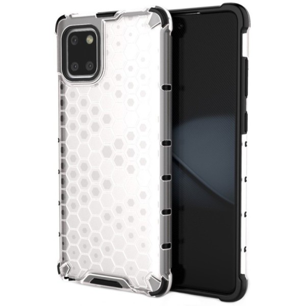 „Honeycomb“ Tugevdatud turvalisus kaaned - läbipaistev (Galaxy Note10 Lite)