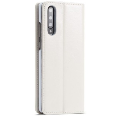 Samsung Galaxy A70 (A705F) CaseMe solidus atverčiamas baltas odinis dėklas - knygutė | Priedai.lt