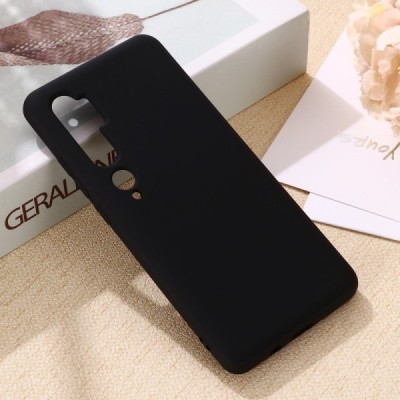 Xiaomi Mi Note 10 (10 Pro) Shell kieto silikono TPU juodas dėklas - nugarėlė | Priedai.lt