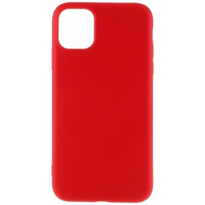 Apple iPhone 11 Pro Max Shell kieto silikono TPU raudonas dėklas - nugarėlė | Priedai.lt