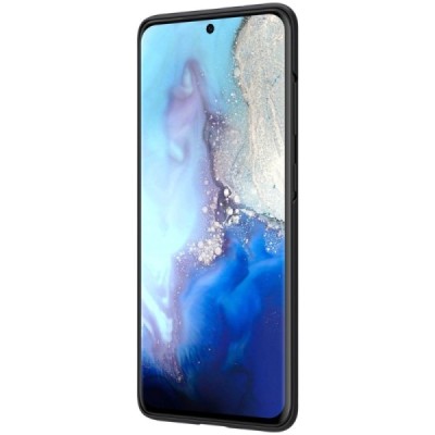 Samsung Galaxy S20 Nillkin Frosted Shield juodas plastikinis dėklas, nugarėlė | Priedai.lt