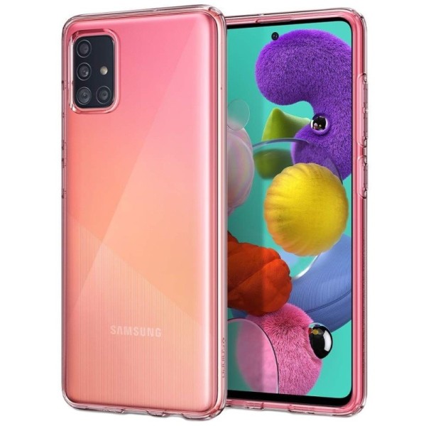 Kõva silikoon (TPU) kaaned - läbipaistev (Galaxy A51)