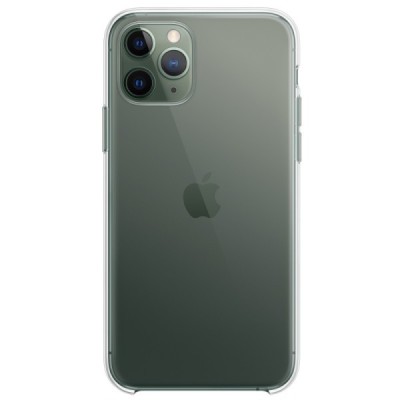 Apple iPhone 11 Pro skaidrus (permatomas) kieto silikono TPU ploniausias pasaulyje bespalvis dėklas - nugarėlė | Priedai.lt