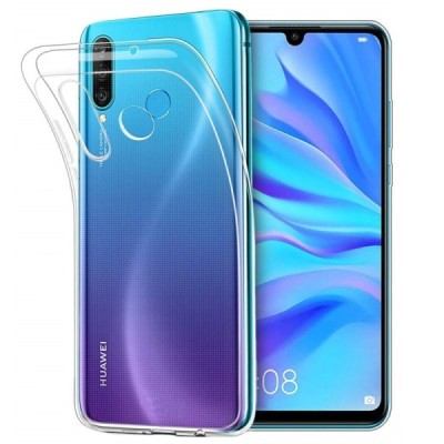 Huawei P30 Lite skaidrus (permatomas) TPU ploniausias pasaulyje bespalvis dėklas | Priedai.lt